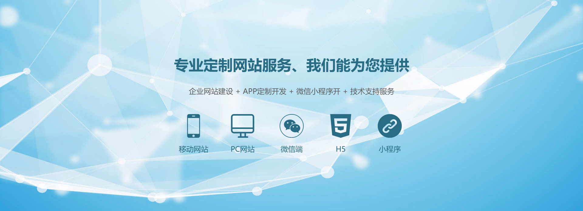 專業定制網站服務，企業網站、APP、小程序開發